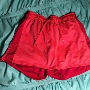 Pink nike shorts